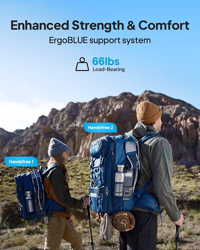 BLUETTI Handsfree 1 300W Portable Power Station with 42L Backpack & 268.8Wh LiFePO4 Battery