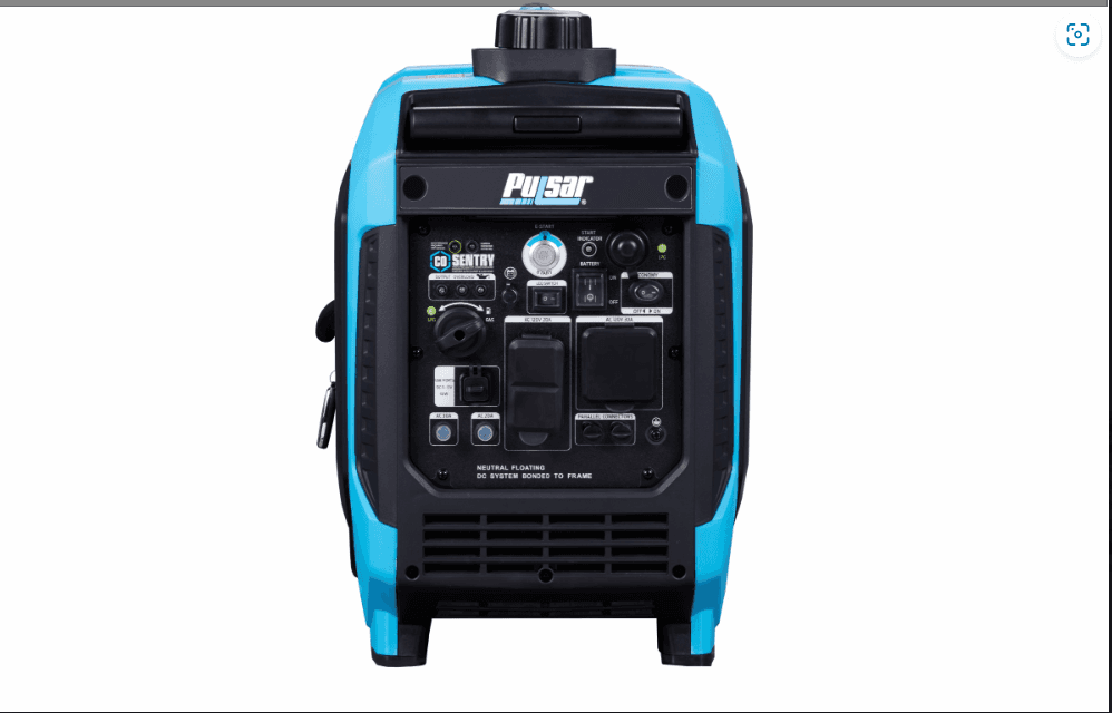 Pulsar 5000-Watt Dual Fuel Portable Generator with CO Sentry